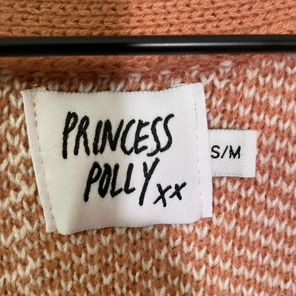 Princess Polly Cropped Cardigan Sweater, Size S/M - Picture 6 of 6